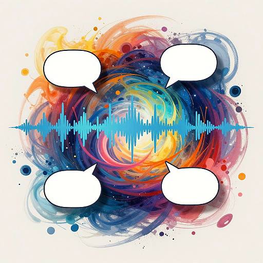 Abstract Art of Expressive Commentary