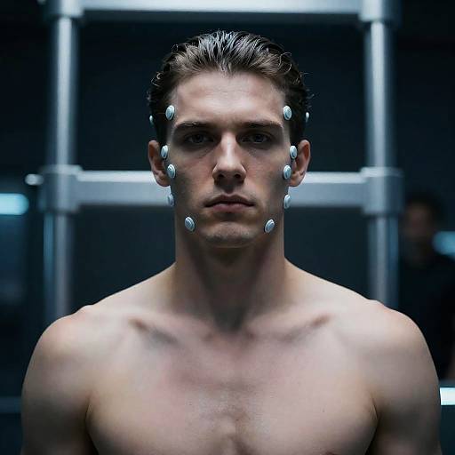 Futuristic Clinical Portrait of Man