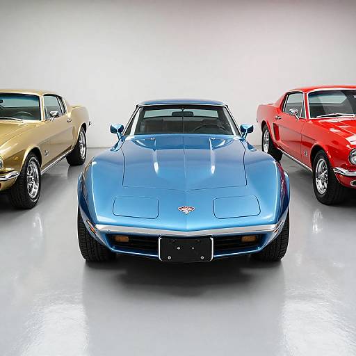 1978 Shiny Blue Chevrolet Corvette