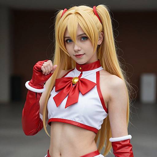 Realistic Cure Passion Cosplay Photo