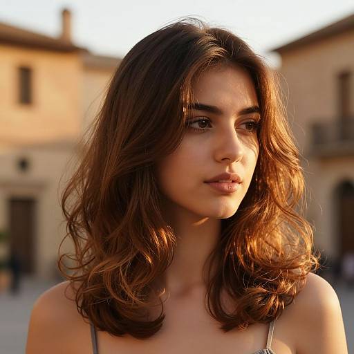 Stylish Layered Haircut with Spanish Flair