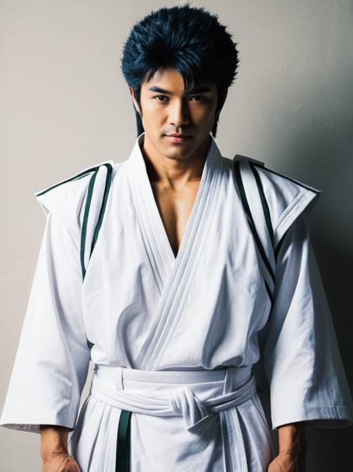 Man in Segata Sanshiro Costume