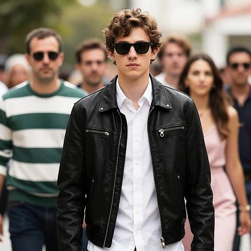 Stylish Young Man in Urban Setting