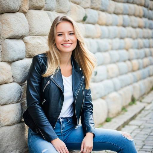 Portrait of a Casual Young Woman