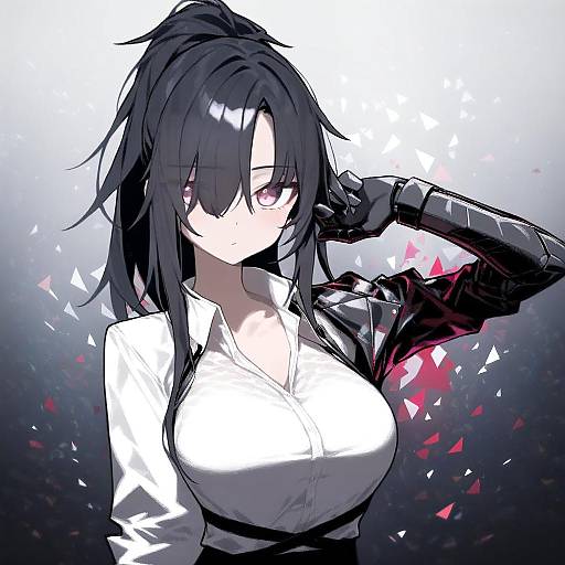 Illustration of Angelia (girls' frontline), girls' frontline in the style of Beudelb