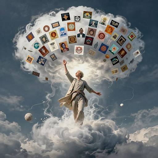 Soul Awakening in Beksinski Style