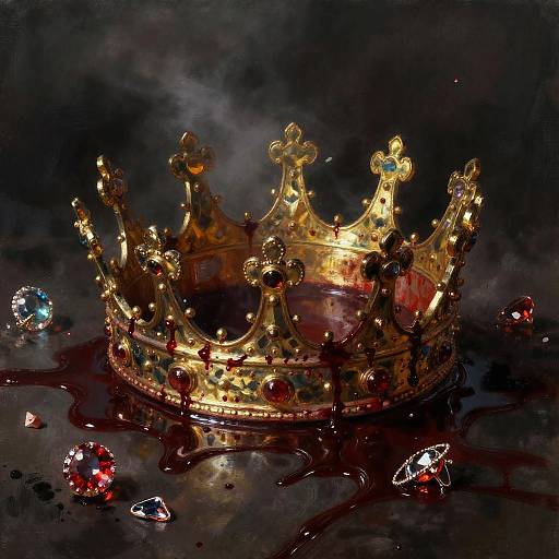 Shattered Bloody Royal Crown