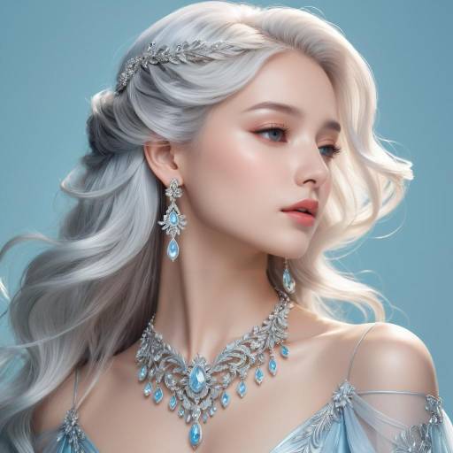Ethereal Portrait of a Tall Woman Ethereal Portrait of a Tall Woman