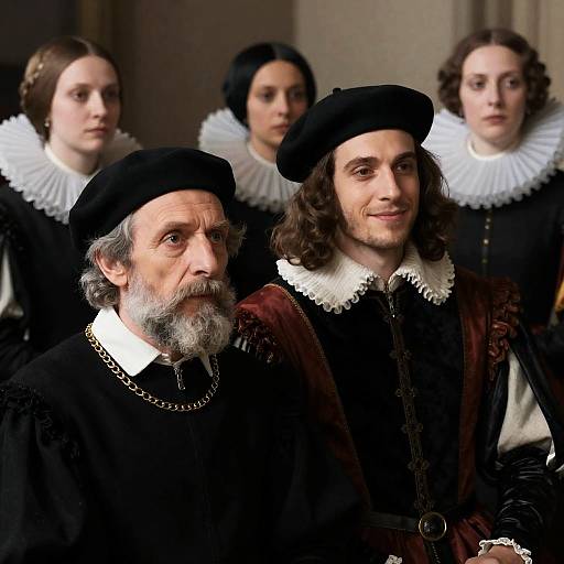 Renaissance Portrait of Two Distinguished Men