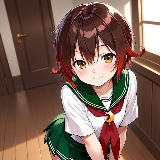 Illustration of Mutsuki kai ni (kancolle), kantai collection in the style of Kuroda bb