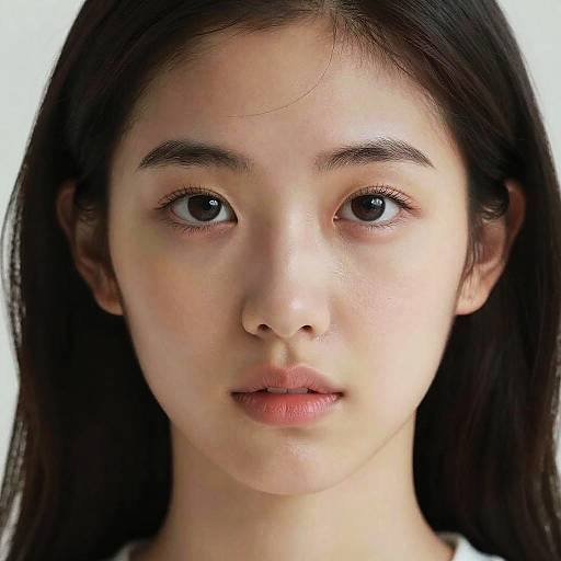 Photorealistic Portrait of a Korean Girl