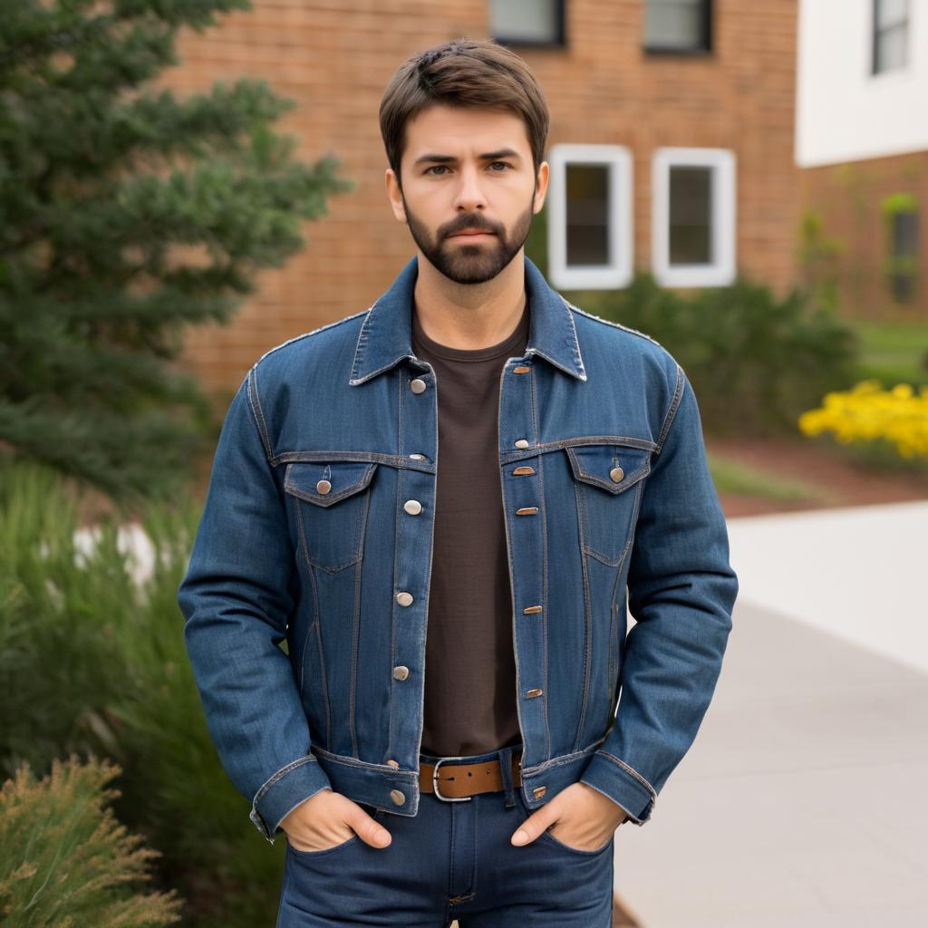 Full Body Portrait of a Stylish Man