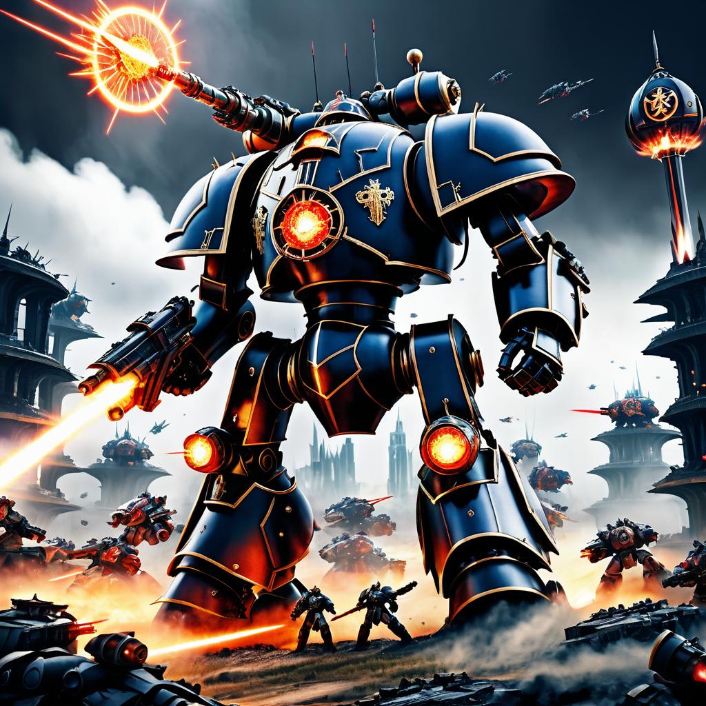 Epic Imperial Knight in Chaotic Warzone