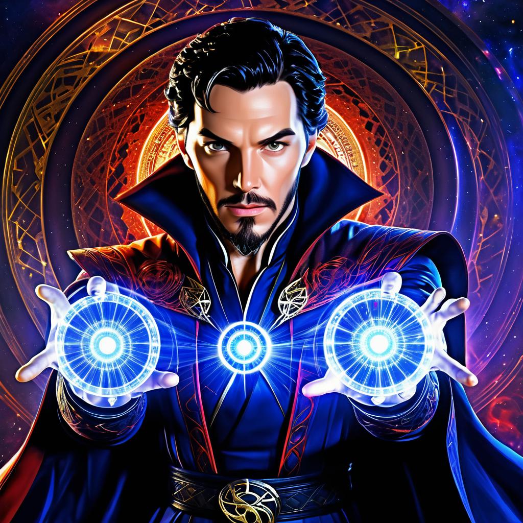 Doctor Strange in a Dark Dimension Art