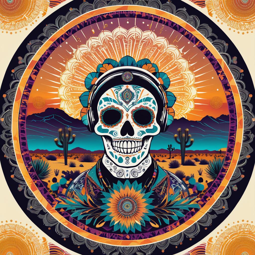 Día de los Muertos Inspired Poster Design