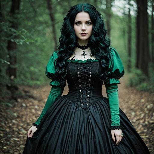 Vintage Gothic Cosplay Costume Design