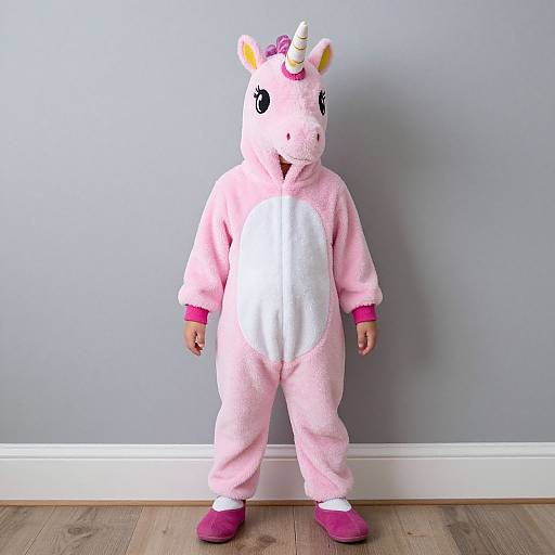 Pink Unicorn Adult Onesie Costume