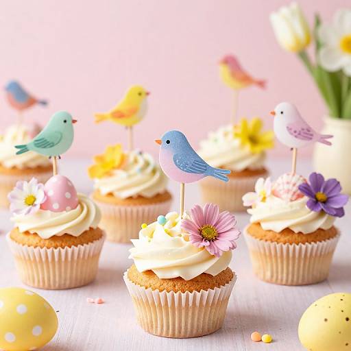 Whimsical Fantasy Easter Cupcakes