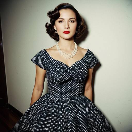 Vintage Elegance: Sara Millán's 1950s Look