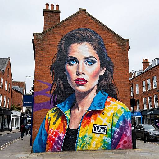 Vibrant Urban Mural in Manchester
