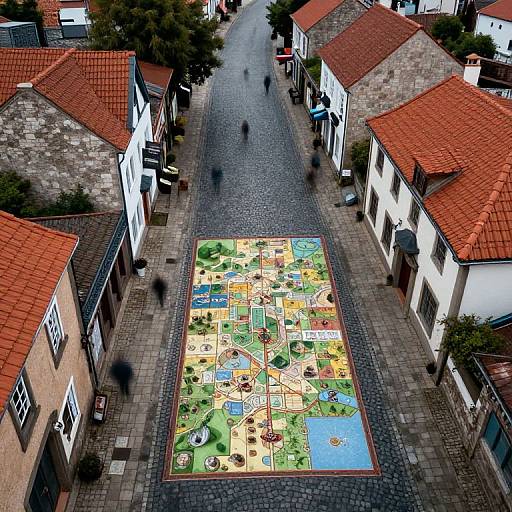 Dungeons & Dragons Village Map Top-Down