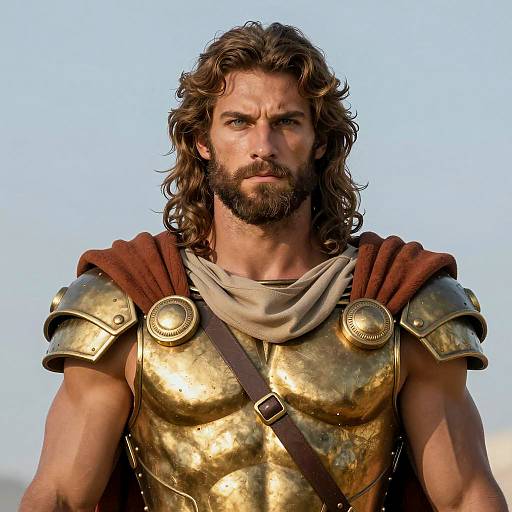 Photorealistic Hercules Muse Costume Portrait