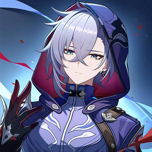 Illustration of Moze (honkai: star rail), honkai (series) in the style of Yakob labo