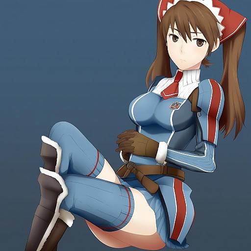 Illustration of Alicia melchiott, senjou no valkyria (series) in the style of Ica