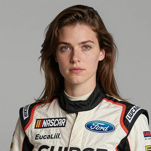 Female NASCAR Driver Portrait