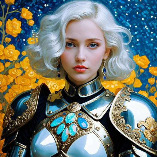 Ethereal Beauty in Retro Glamour