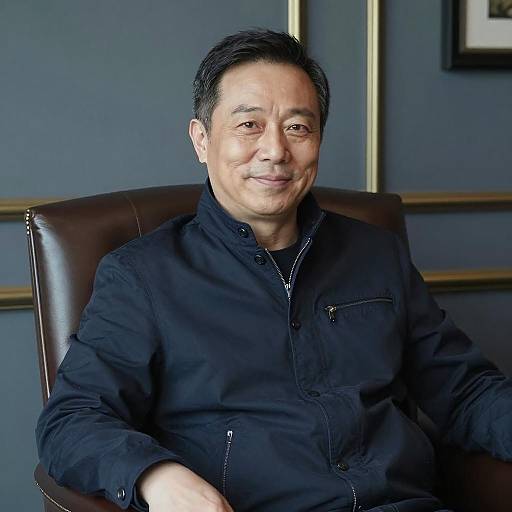 Contemplative Man in Dimly Lit Room