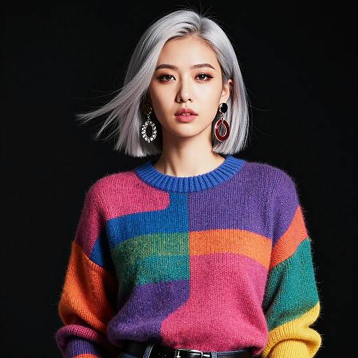 Bold Fashion Portrait of Confident Woman