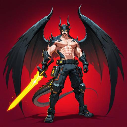 Muscular Shredded Chimera Warrior Concept Muscular Shredded Chimera Warrior Concept