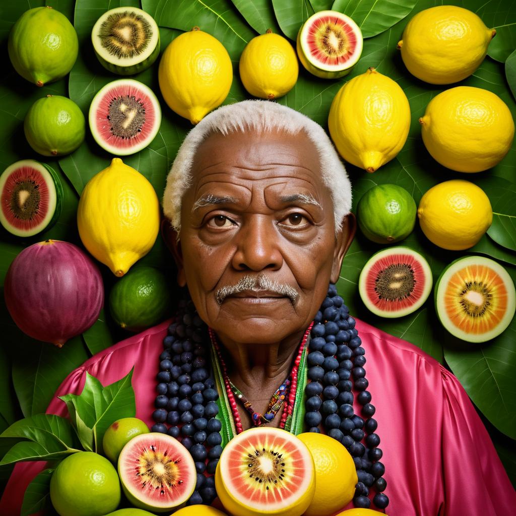 Elegant Fruit Elder Portrait Photography