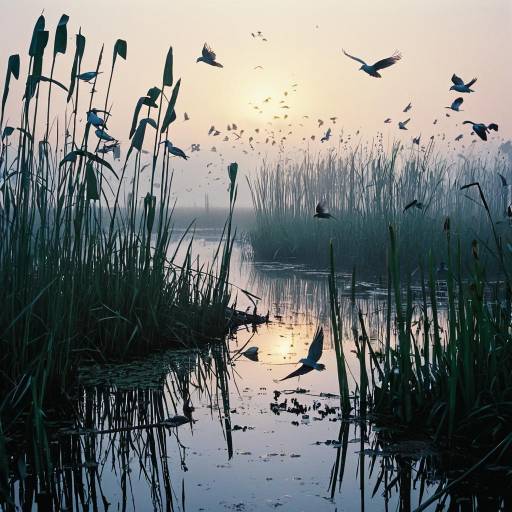 Journey Through the Misty Marshland