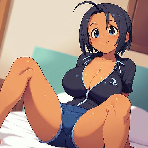 Illustration of Arung samudra (cessa), ombok diving and delivery services in the style of Metata