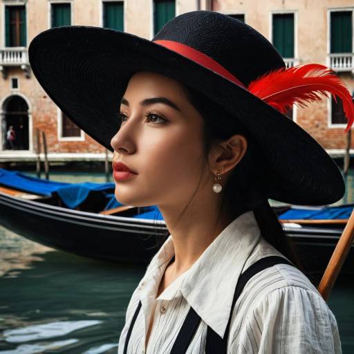 Venetian Gondolier Glamour Portrait