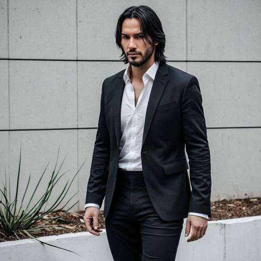 Stylish John Wick Cosplay Costume Outfit