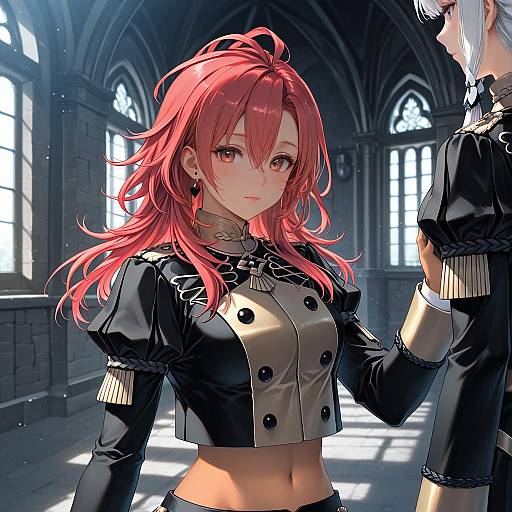 Illustration of Hapi (fire emblem), fire emblem in the style of Mitsumi misato