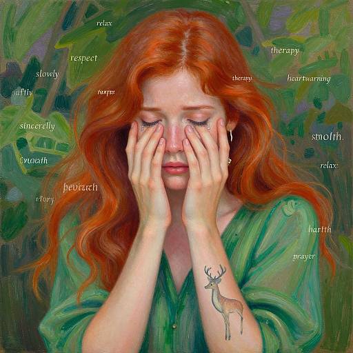 Impressionist Portrait of Emotional Healing