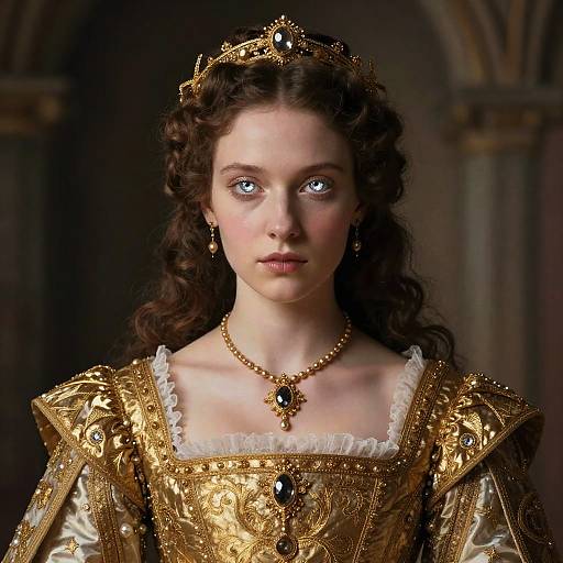 Enchantress in AI Renaissance Realm