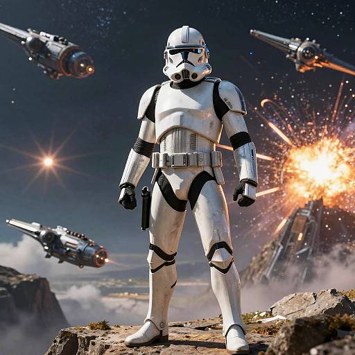 Heroic Soldier in Anakin Clone Armor