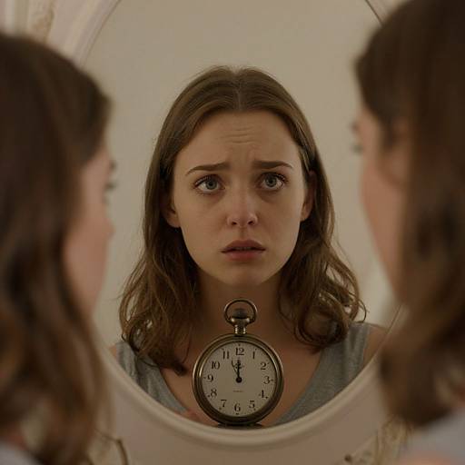 Surreal Reflection and Timeless Contemplation