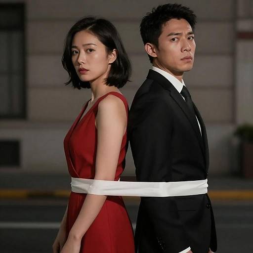 Intense Portrait: Bound in Urban Shadows