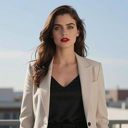 Photorealistic Female Alex Delarge Portrait