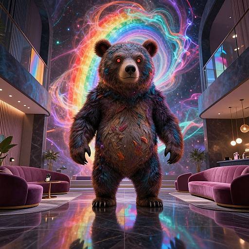 Epic Bugbear with Rainbow Nebula