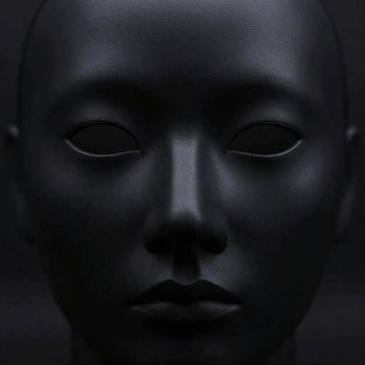 Vantablack Mask Close-Up Art