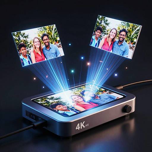 Futuristic 4K Image Converter Gadget