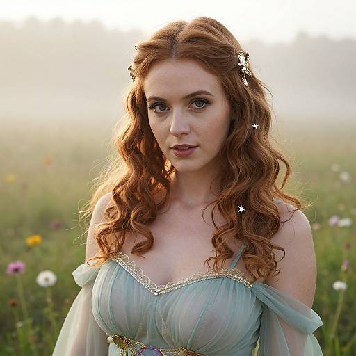 Fairy-Themed Portrait in Golden Hour