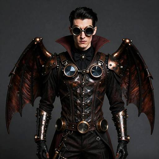 Steampunk Vampire Halloween Costume